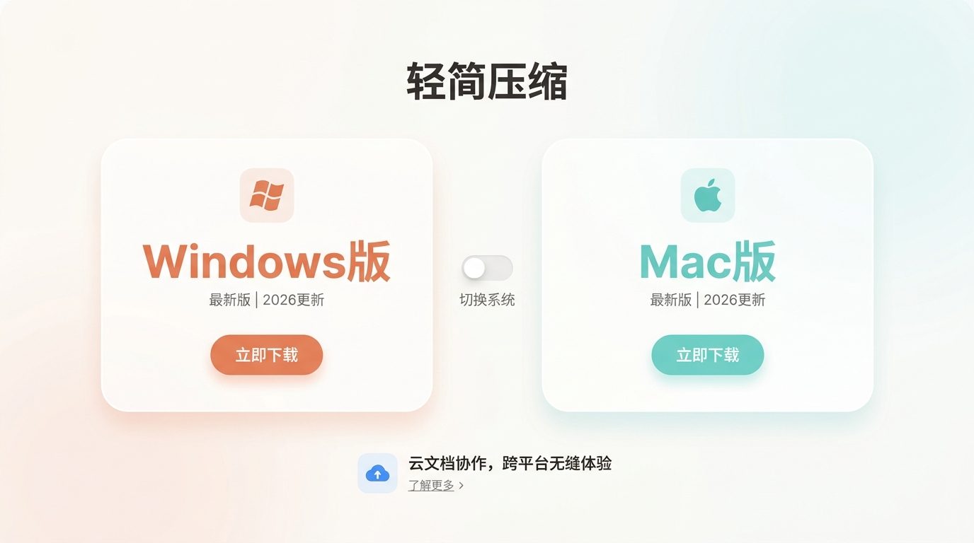 轻简压缩多平台安装与版本选择